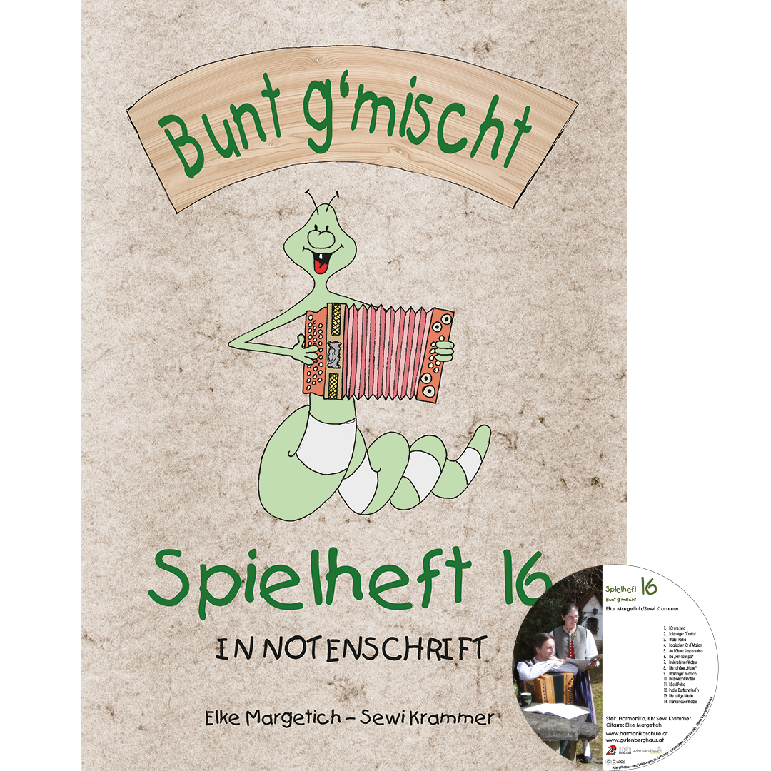Spielheft 16 Notenschrift, Digital
