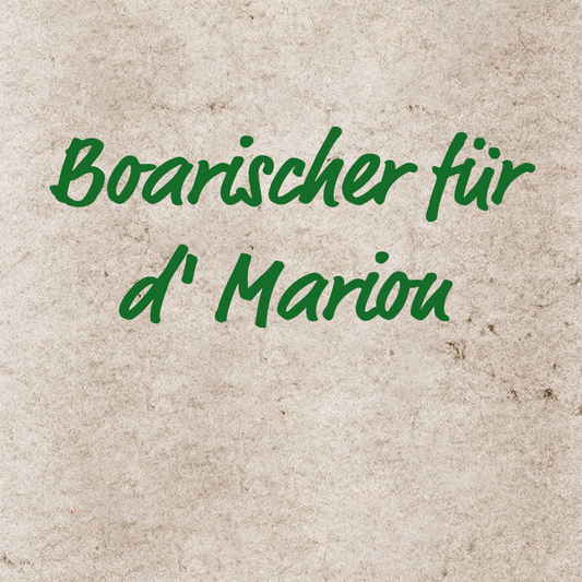 Boarischer für d'Marion - Marinus Zimmerer, Ensemblenoten