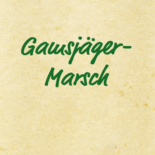 Gamsjäger-Marsch – Volksweise (Steiermark), Ensemblenoten