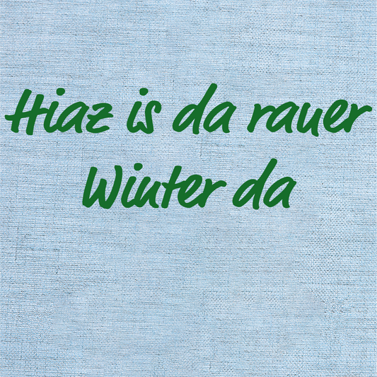Hiaz is da rauer Winter da – Volkslied, Ensemblenoten