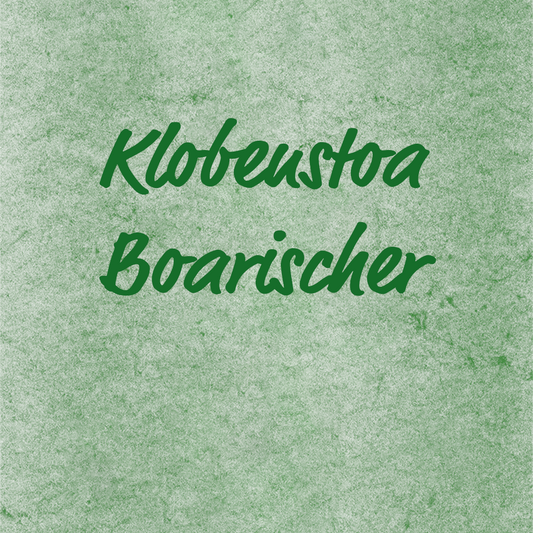 Klobenstoa Boarischer - Volksweise, Ensemblenoten