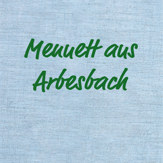 Menuett aus Arbesbach – Volksweise aus Niederösterreich, HarmonikaNoten