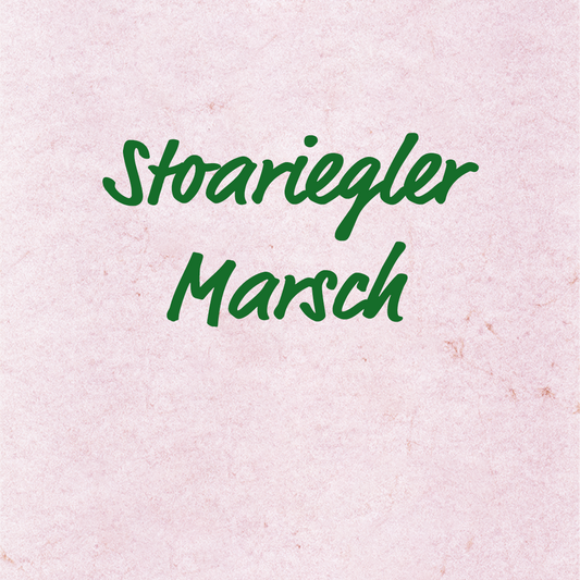 Stoariegler Marsch - Edler-Trio - Volksweise, Ensemblenoten